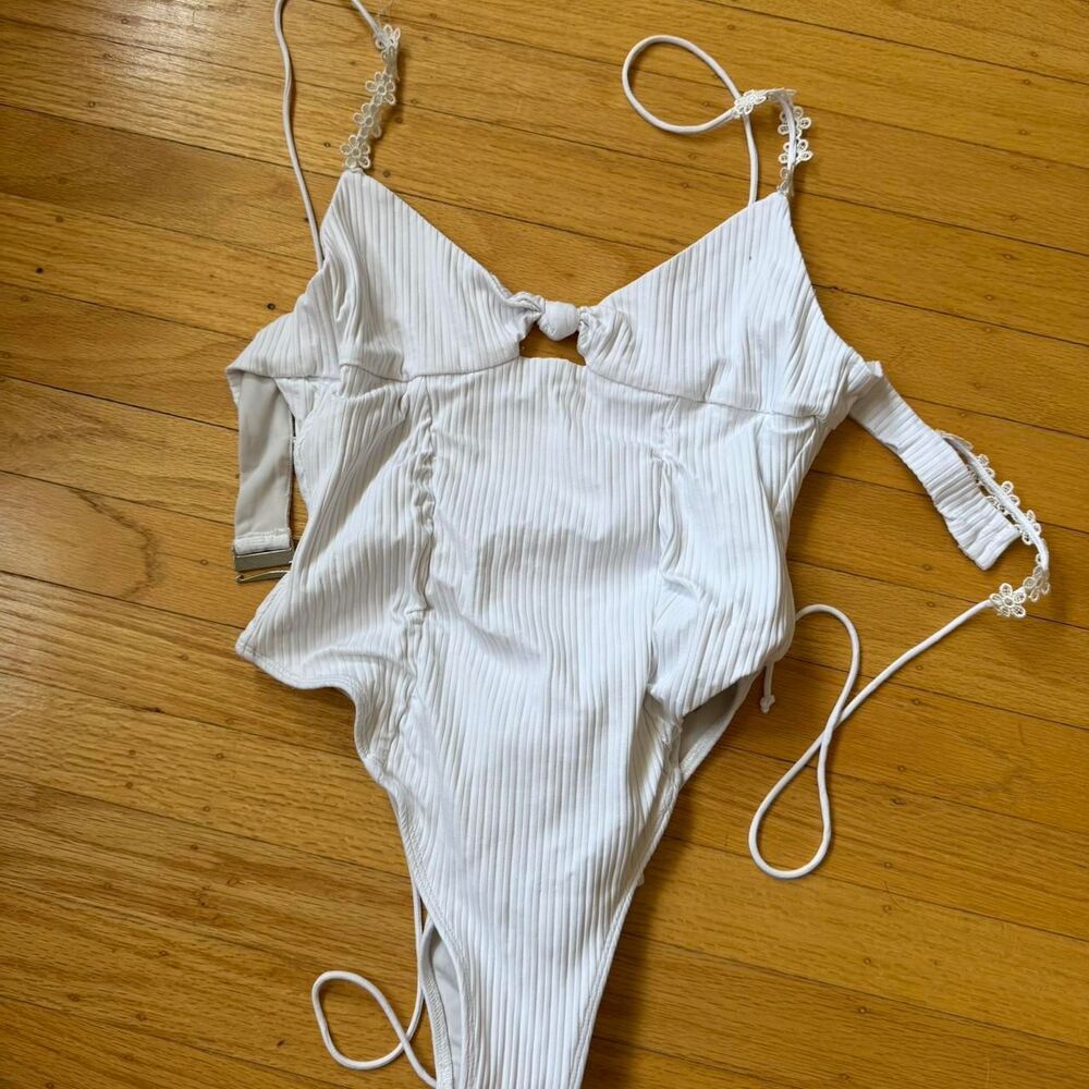 For-love-lemons Women's White Swimsuit-one-piece